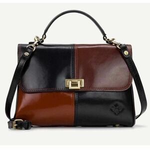 Patricia Nash Black and Brown Crossbody Bag